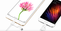 Mi 2-In-1 USB Cable (Micro USB To Type C) 30cm