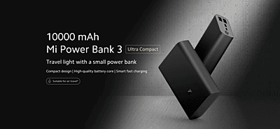 10000mAh Mi Power Bank 3 Ultra Compact