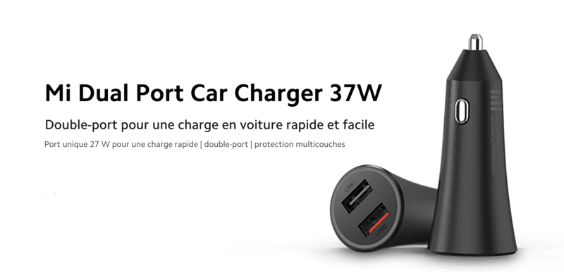 Mi 37W Dual-Port Car Charger Mi 37W Dual-Port Car Charger