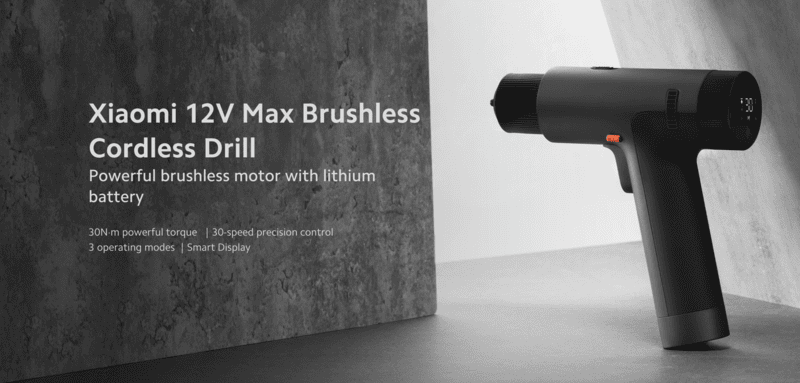 Xiaomi 12V Max Brushless Cordless Drill Xiaomi 12V Max Brushless Cordless Drill